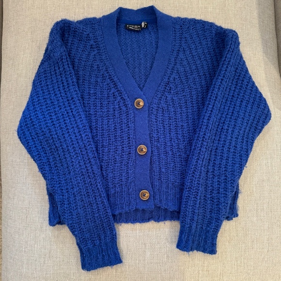 Like Flo Blue Cardigan; Girl Size 10 - Picture 1 of 2